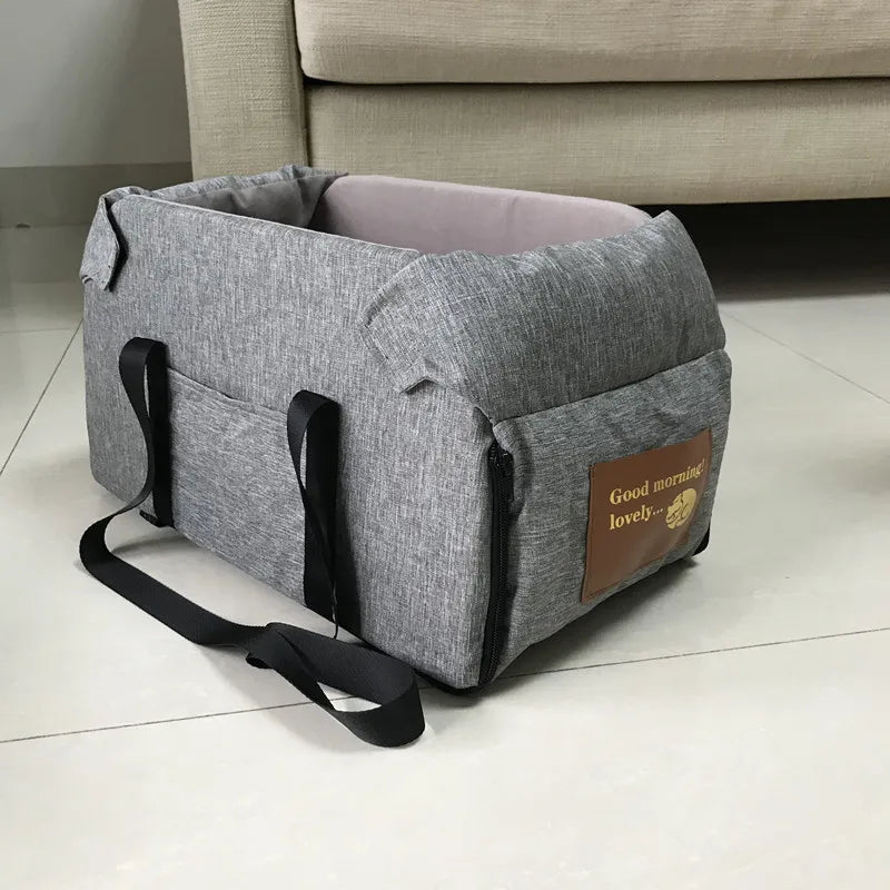 The Growing Mart Dog Car Seat Bed – Portable Travel Carrier for Small Pets