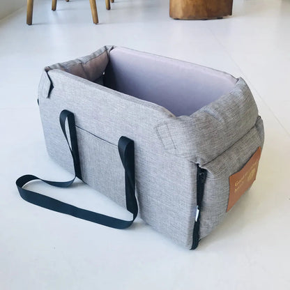The Growing Mart Dog Car Seat Bed – Portable Travel Carrier for Small Pets