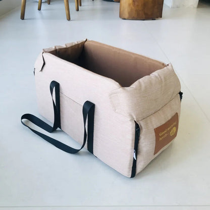 The Growing Mart Dog Car Seat Bed – Portable Travel Carrier for Small Pets