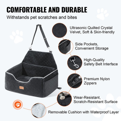 The Growing Mart Best Dog Car Seat for Medium Large Dogs – Safe Travel Seat