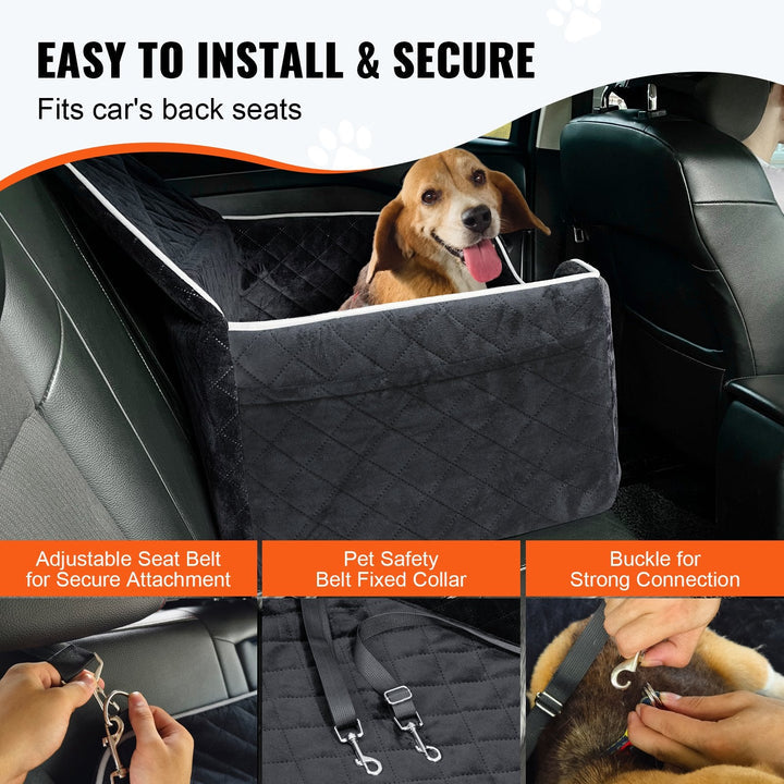 The Growing Mart Best Dog Car Seat for Medium Large Dogs – Safe Travel Seat