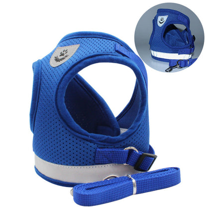 The Growing Mart Adjustable Reflective Dog Chest Strap Harness for Safe Walks