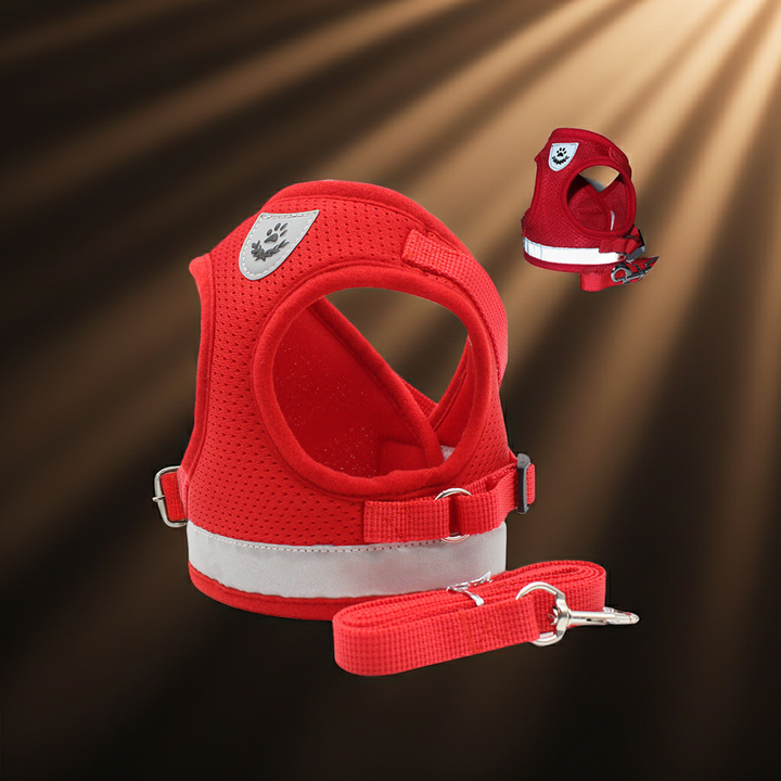 The Growing Mart Adjustable Reflective Dog Chest Strap Harness for Safe Walks