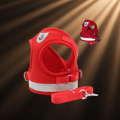The Growing Mart Adjustable Reflective Dog Chest Strap Harness for Safe Walks