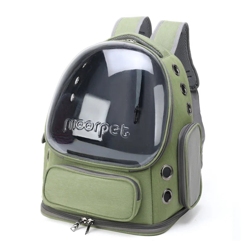 The Growing Mart Breathable Cat Backpack Carrier - Clear Travel Pet Bag