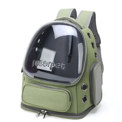 The Growing Mart Breathable Cat Backpack Carrier - Clear Travel Pet Bag