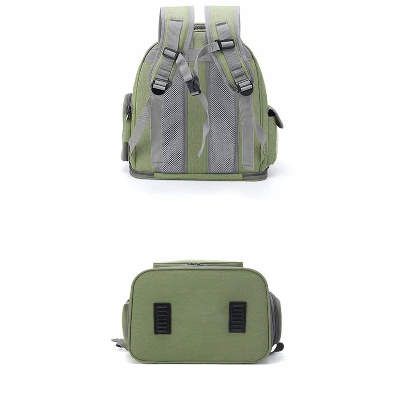 The Growing Mart Breathable Cat Backpack Carrier - Clear Travel Pet Bag