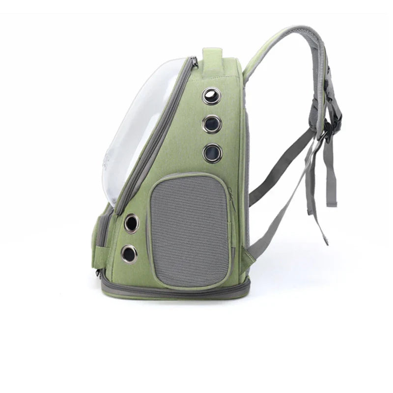 The Growing Mart Breathable Cat Backpack Carrier - Clear Travel Pet Bag