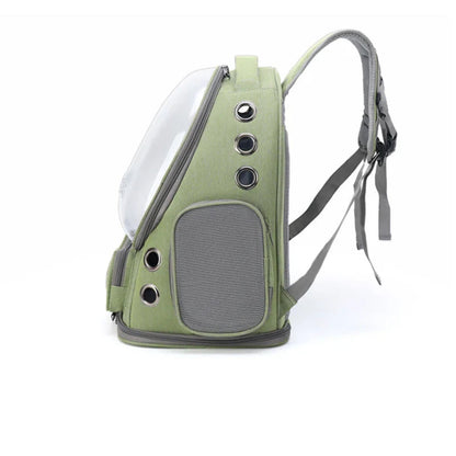 The Growing Mart Breathable Cat Backpack Carrier - Clear Travel Pet Bag