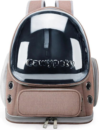 The Growing Mart Breathable Cat Backpack Carrier - Clear Travel Pet Bag