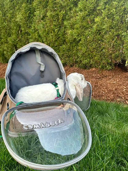 The Growing Mart Breathable Cat Backpack Carrier - Clear Travel Pet Bag